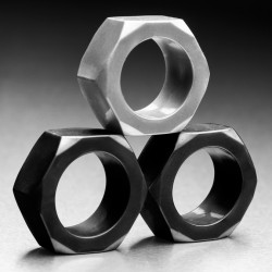 Tom of Finland Lot de 3 Cockrings Souples Cock Nuts